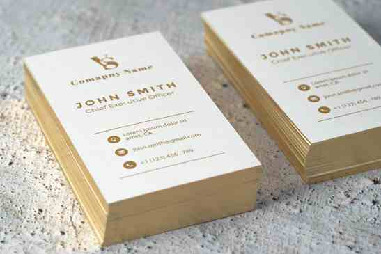 Edge Foil business cards 4 by Aladdin Print